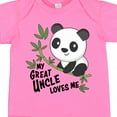 thumbnail image 4 of Inktastic My Great Uncle Loves Me Cute Panda Boys or Girls Baby Bodysuit, 4 of 5