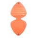 thumbnail image 1 of Estuche de cuero sintético para guardar púas de guitarra, paquete variado Naranja, 1 of 9