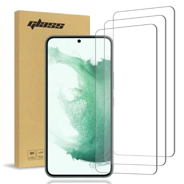 Protector de Pantalla de Cristal 2.5D para Samsung Galaxy S22 (3 Unidades por Paquete)