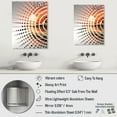 thumbnail image 4 of Designart "Ocean Waves in Tangerine Skies II" Coastal Sunset Oversized Wall Mirror - Coastal Landscapes Living Room Wall Mirror - Multiple Color Options, 4 of 6