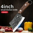 thumbnail image 2 of 4inch Butcher Knife High Carbon Steel Forged Chef Knife for Boning Meat Fish Lamb Chops Chopping Cutter Tool, 2 of 7