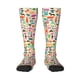 thumbnail image 1 of Fotbe Travel Calcetas Divertidas Estampadas para Hombre y Mujer, Calcetas de Algodón hasta la Rodilla para Caminar, Correr, Enfermería y Embarazo, 1 of 6