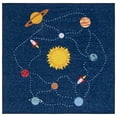 thumbnail image 2 of SAFAVIEH Kids Playhouse Solar System Machine Washable Area Rug, Navy/Gold, 3'3" x 3'3" Square, 2 of 13