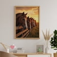 thumbnail image 6 of Diamond Art Kits for Adults - Sunset Horses On A Wooden Fence 5d Diamond Painting for Adults, Diamond Art for Adults Beginners, Frameless Diamond Painting Kits for Adults for Home Wall Decor, 6 of 7