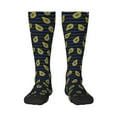 thumbnail image 2 of Lsque Avocado Printed Crew Socks Men's Women's LightWeight Thin Casual Calf Socks ,Knee High Socks,Cotton Socks, 2 of 9