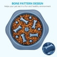 thumbnail image 3 of Tazón para perros de alimentación lenta, antiasfixia, alimentación más lenta, rompecabezas para perros, cuenco interactivo para comida para perros, platos antideslizantes para perros pequeños y median, 3 of 5