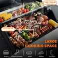 thumbnail image 2 of Sesslife 3-Burner Propane Gas Grill, Portable BBQ Grill with Side Burner, 37,000 BTU, Outdoor Grill for Patio, Garden, Camping & Party Cooking, 2 of 9