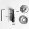thumbnail image 7 of Grinding Wheel Shaft Grinding Wheel Connecting Rod 5/6/8/10/12/14/16mm Grinding Bench Spindle Adapter Arbor Threaded Shaft for Fiber Wheel , 6mm 85g, 7 of 7