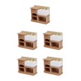 thumbnail image 3 of Transemion Exquisite Wooden Wash Basin Fine Craftsmanship Wide Application Multifunctional Gifts As Shown 5Set, 3 of 6