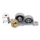 thumbnail image 3 of Rodamiento de bolas de tornillo de avance de varilla roscada de 8 mm y tuerca T8 para impresora CNC 3D 500mm 2 500mm 2 500mm 2 500mm 2 Sunnimix Juego de varillas roscadas T8, 3 of 8