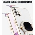 thumbnail image 6 of Compatible with Samsung A51 Case Silicone TPU Plating, Galaxy A51 Case Cute Astronaut Pattern Phone Case with Stand (Samsung Galaxy A51, White), 6 of 13