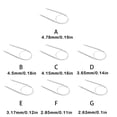 thumbnail image 4 of pitrice Circular Needles Handmade Embroidery Tools Craft Weaving Clothes Hook Professional Double Cusp Sewing Needle Lady Girls 80cm No.7, 4 of 9
