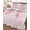 Pink, variant on Quilt King Size Bedding Set, Pink Bow Reversible Summer Quilt 3 Pieces, Cute Watercolor Girls Cartoon Luxury Lightweight Bedspreads Coverlets with 2 Pillow Shams for All Seasons