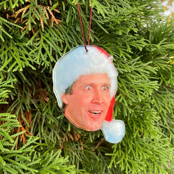 CHRISTMAS VACATION | Clark Ornament | Dye Sublimation Christmas Tree Ornament | Griswold Family Christmas | Funny Gift | Funny Tree Ornament