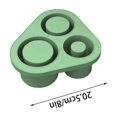 thumbnail image 3 of Popular! Upgraded Silicone Ice Tray And Mold Large Size Cylindrical Coffee Ice Tray For Refrigerator With Lid And Glass Accessories, 3 of 5