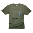 thumbnail image 4 of Mens Police Pocket Flag T-shirt Police Shirts Police Patriotic Tee Shirt For Him Men Dad Husband, 4 of 6