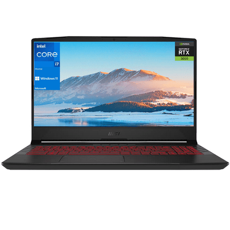 New MSI Pulse GL66 Gaming Laptop, 15.6" FHD Display, Intel i7-12650H, NVIDIA Geforce 3050, 32GB RAM, 1TB SSD, Wi-Fi 6, Windows 11 Home, Black
