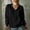 Black, variant on BRGZLK Women's Hoodless Sweatshirt 2026 Fall Casual Button-Down V-Neck Long Sleeve Sweatshirts with Pockets Fall Fashion Outfits Pink L