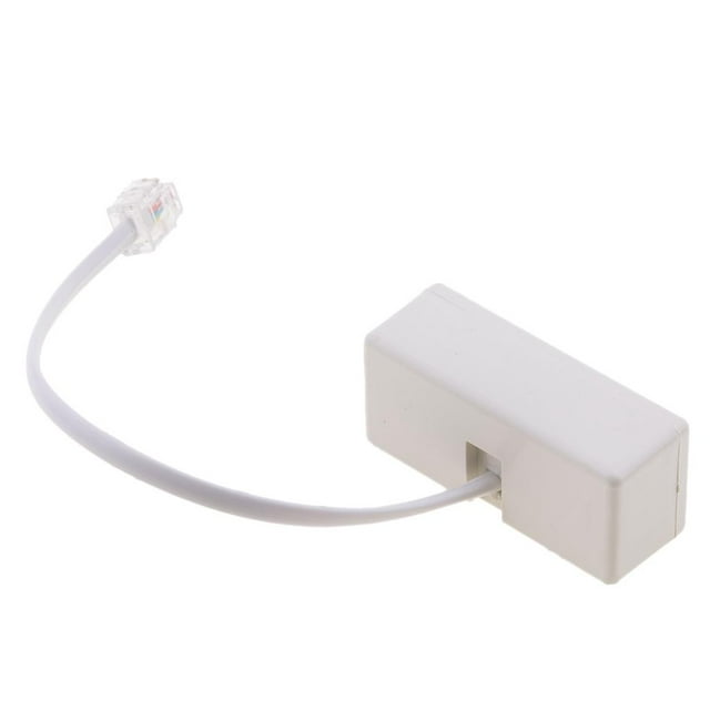 TISHITA RJ11 Adaptateur Téléphone US Plug to Socket Splitter