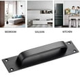 thumbnail image 4 of Poignée de Porte Noire Argentée Bouton de Porte Poignée d'Armoire Alliage d'Aluminium Porte Coulissante Armoire Garde-Robe Quincaillerie de Mobilier Ménage, 4 of 7