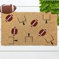 thumbnail image 4 of Football Them Funny Welcome Doormat Non Mat Mat Funny Home Mats For In Door Entrance Door Mat Welcome Mat For Indoor Outdoor Football Rug And Mat Throw Quilt Blanket Fuzzy Blanket Throw Living Room, 4 of 5