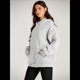 thumbnail image 5 of Sudadera Informal de Larga con Capucha para Mujer, Jersey de y Otoño con Bolsillos. Gris M, 5 of 9