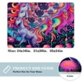 thumbnail image 2 of Unicorn Polyester Non-Slip Machine Washable Indoor Door Area Office Rug, 2 of 6