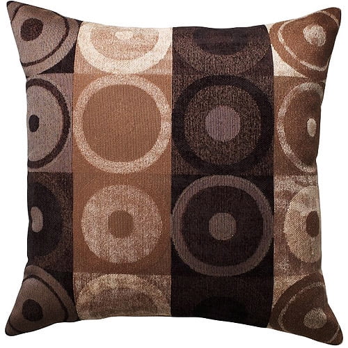 brown throw pillows 22x22