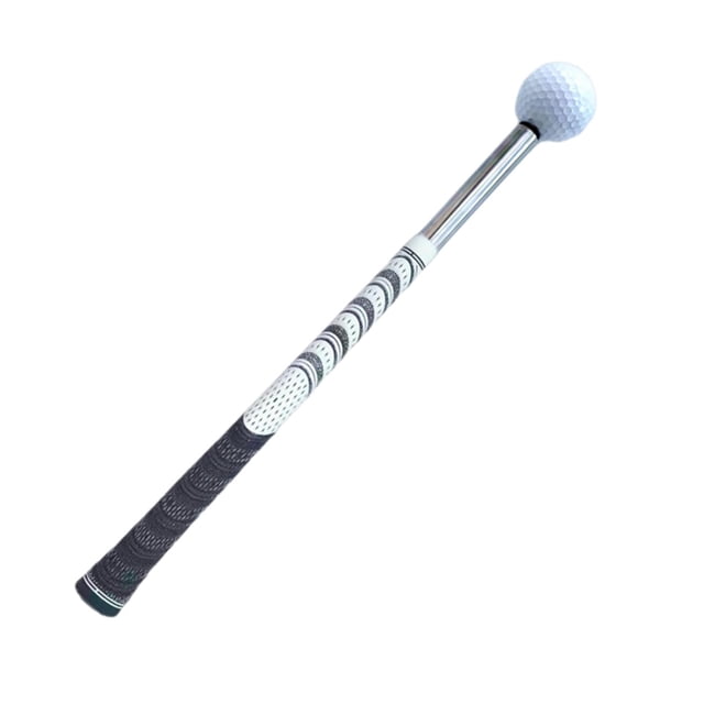 Entrenador de Swing de Golf Sunnimix Barra de Práctica de Golf Ayuda de Entrenamiento Blanco