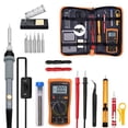 thumbnail image 1 of Paquete de 19 kit de soldadura eléctrica de soldadura 19 en 1 Calentamiento de soldadura de calefacción ajustable de 19 en 1 Joyas de bricolaje Herramientas de trabajo portátiles Tapón US Inevent TO001064-01, 1 of 7