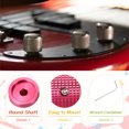 thumbnail image 3 of Uxcell Aluminium Potentiometer Knob, Universal Top Hat Knob Volume Tone Control Knob with Set Screw for Guitar Bass Red, 3 of 6
