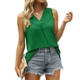 thumbnail image 3 of Fantaslook V Neck Tank Top for Women Casual Flowy Tunic Sleeveless Tops Summer Shirts, 3 of 6