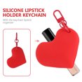 thumbnail image 3 of unbranded Llavero Labial Rojo De Silicona Con Protección Suave Para Uso Portátil, 3 of 7