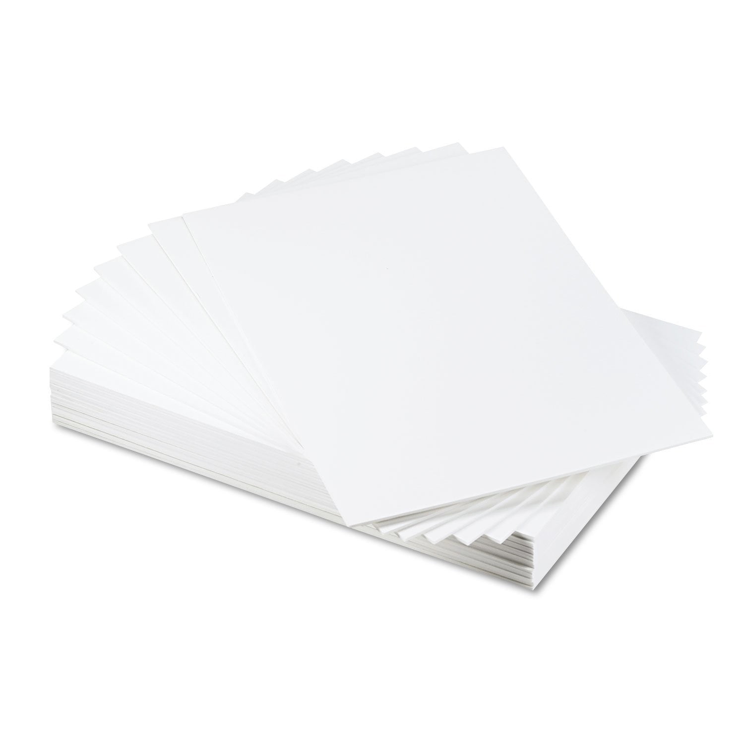 White Surface with White Core POW Foam Board 24x36 10 Boards/Carton 