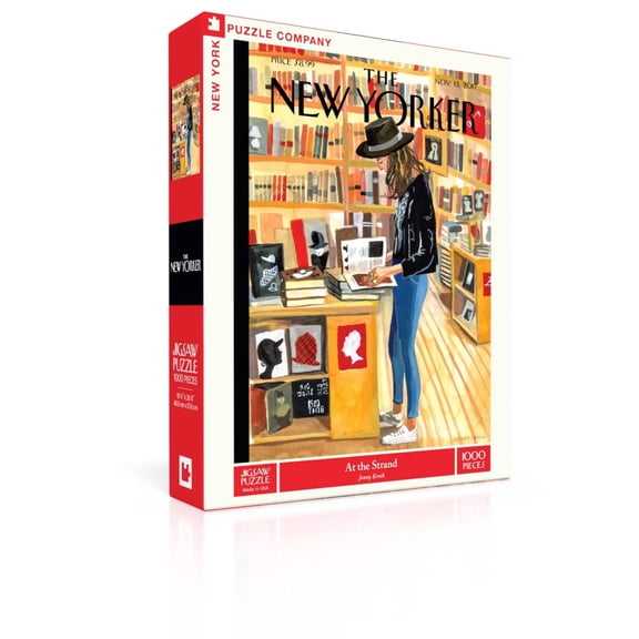New York Puzzle Company At the Strand 1000 Piece Jigsaw Puzzle