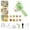 200ml-green, variant on 4In1 Electric Vegetable Cutter Set Handheld Wireless Electric Garlic Masher Food Chopper Meat Grinder Machine Food Peel Slice