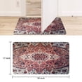 thumbnail image 6 of Retro Door Mat, 17 X 30 Inch Bohemian Light Pink Patterned Carpet Welcome Doormat Decorative Home Floor Mat, Non Slip Rubber Back and Strong Water Absorption for Outdoor Indoor Entrance Decor, 6 of 6