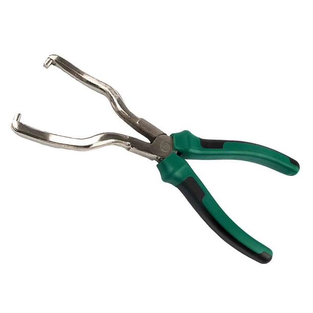 Alicates para línea de combustible, de acero universal, diseño ergonómico, herramienta de desconexión de abrazadera de manguera de gasolina eficiente, color verde