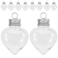 thumbnail image 3 of 10 botellas de plástico transparente para dulces, vacías, para decoración de árboles de Navidad, 3 of 8