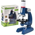thumbnail image 2 of HD Compound Microscope 1200X | 100X 400X 1200X Magnification | Monocular LED Viewing | Biological Science Experimental Kit | Accessories Set | Educational STEM Tool, 2 of 9