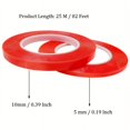 thumbnail image 2 of MesaSe 10 Pcs Double Sided Phone Repair Adhesive Tape  Heat Resistant  LCD Screen Repair Sticker for Cell Phone Touch Screen Repair (5Pcs 5mm+ 5Pcs 10mm), 2 of 6