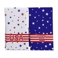 thumbnail image 5 of BZPIZ American Flag Towel, 2PC Red White Blue Premium Soft Towel Highly Absorbent Quick Drying for Sweat Absorption Daily Home Use Beach Bath Pool Summer & Vacation 4th of July Decorations, 5 of 6