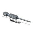thumbnail image 2 of 1pc 50mm Alloy Steel Flat Head Magnetic Slotted Screwdriver Bit Blue 2.0-6.0mm, 2 of 4