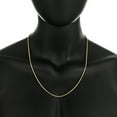 thumbnail image 5 of 2mm Diamond-Cut 14k Yellow Gold Plated Round Snake Chain Necklace, 30 inches, 5 of 7