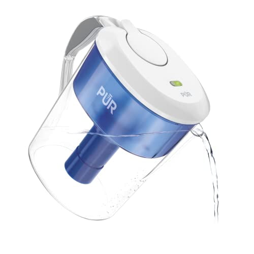 PUR Plus Water Pitcher Filtration System with 6 Months of Filters, 11