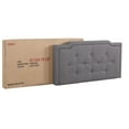 thumbnail image 5 of Home Bedroom Furniture Deb Jewel Gray Tufted Twin Panel Bed, 5 of 7