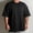 Black, variant on Weiqiqre Mens Tops Summer Sports FitnesCasual Fashion Plus Size Loose Short Sleeve Crew-neck Top/Shirt Ideal for Outdoor Fun,Size M-3XL