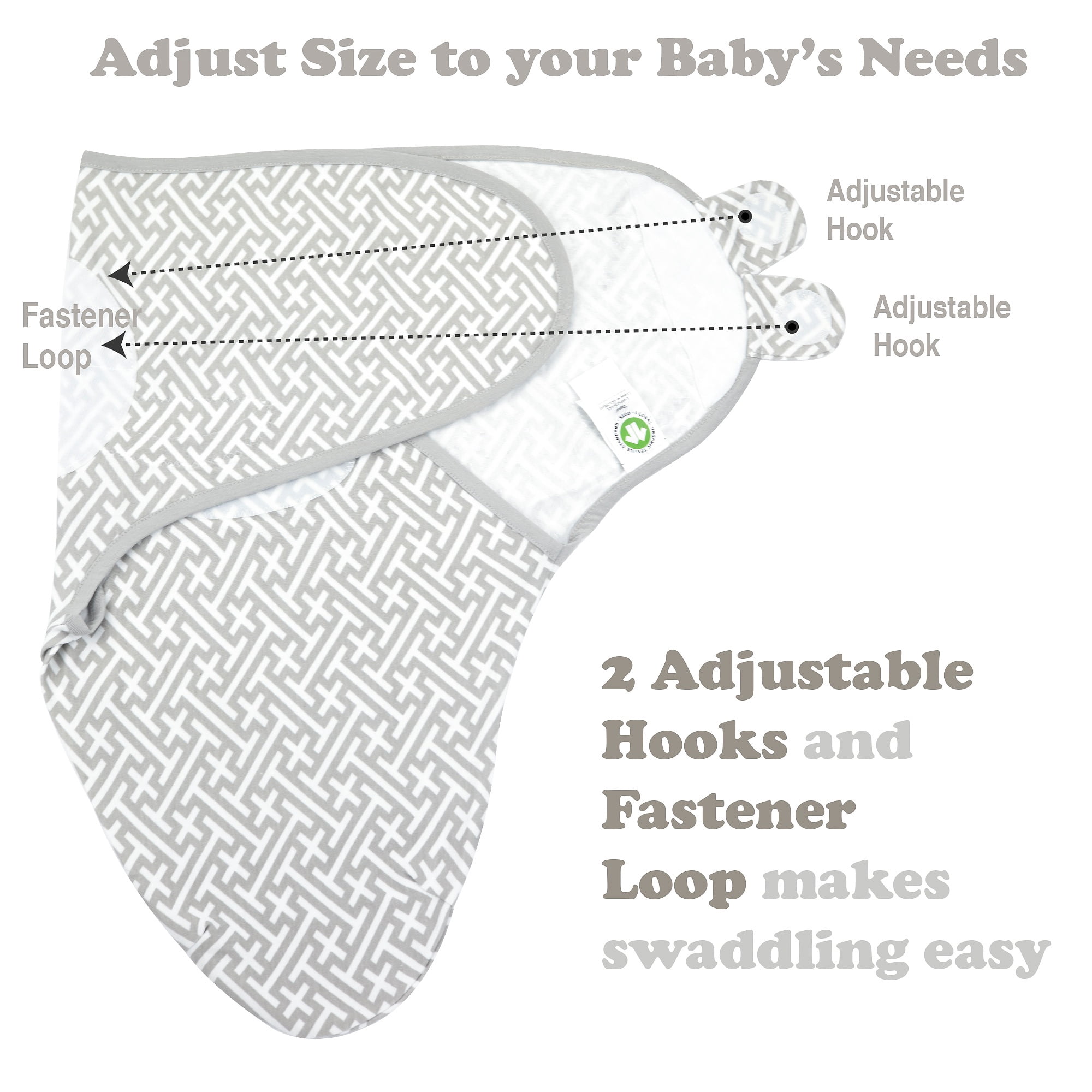 Baby Swaddles for Newborns - 4 Pack Baby Swaddles for 0-3 Months - Baby Swaddle Sleep Sack