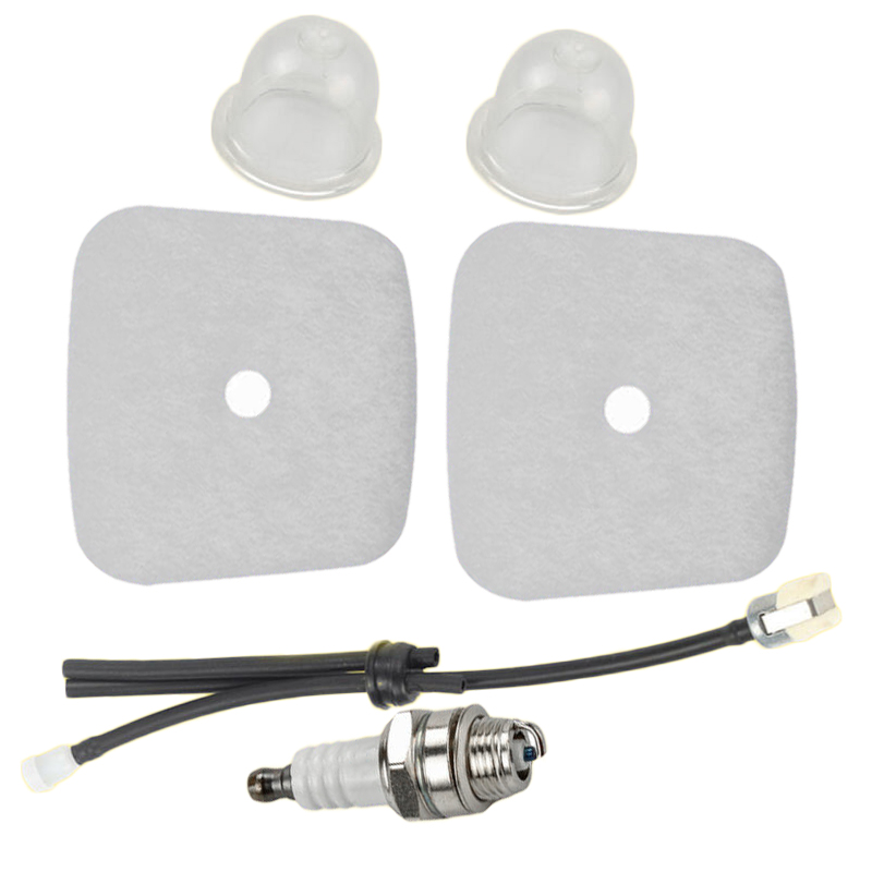 Goodhd Air Filter Fuel Lines Primer Bulb For Mantis 7222M 7920 7924