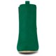 thumbnail image 2 of Botines De Chelsea Punta Redonda Tacones Gruesos Para Mujer Verde esmeralda 39, 2 of 6